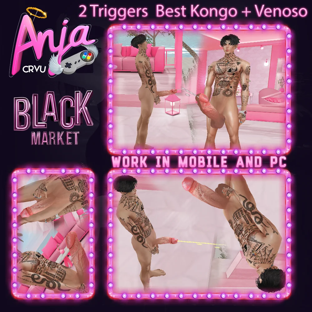 imvu-black-market-2-triggers-best-kongo-best-venoso-120-actions.png 2 Nus Masculino Best Venoso + Best Kongo - Imvu Mercado Negro - Imagem 1