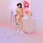 Sala Pink - Imvu Mercado Negro